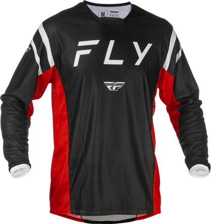 Kinetic Mesh Center Jersey Black/White/Red Sm