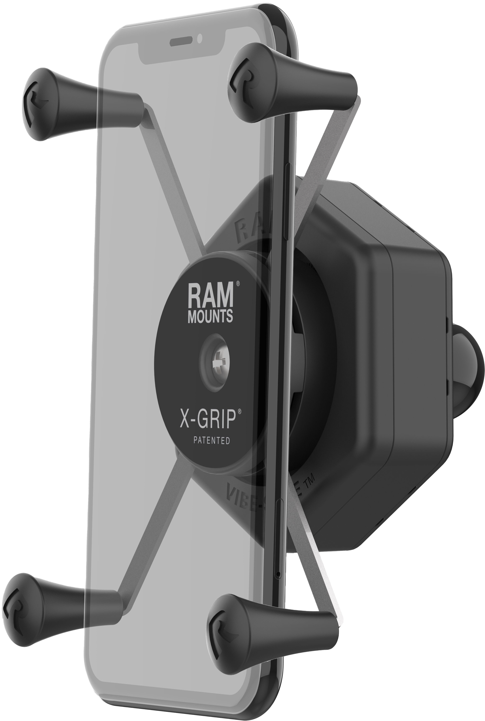X Grip Vibe Safe Phone Holder Large With Ball Adapter