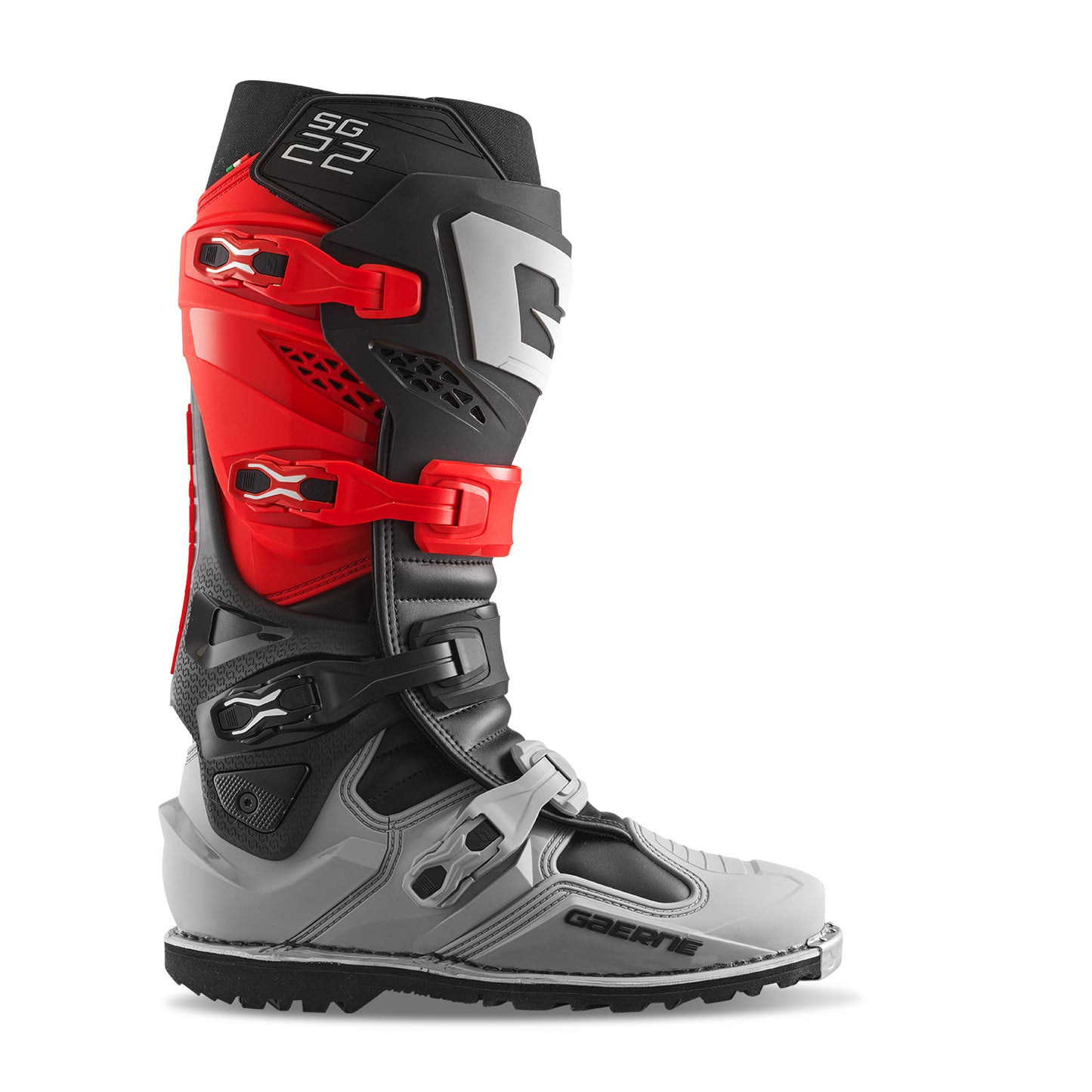 Sg22 Gore Tex Enduro Le Boots Red/Black/Grey Sz 11