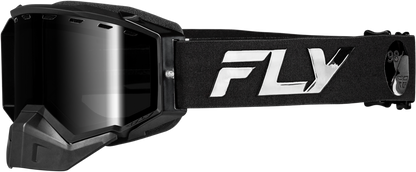 Zone Elite Snw Goggle Blk/Blk W/Blk Mir/Plrzd Smoke Lens