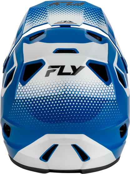 Yth Rayce Sonar Bicycle Hlmt Blue/White/Black Yl