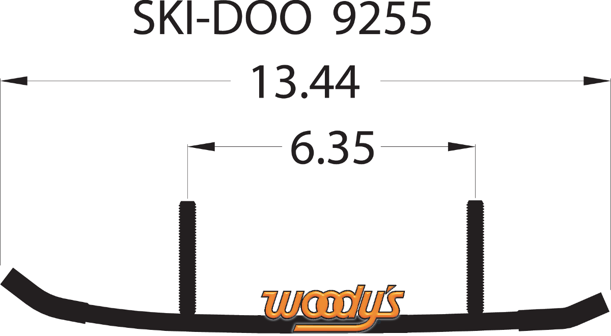 WOODY'S Extender Trail III™ Flat-Top® Runner - Ski-Doo ESD3-9255