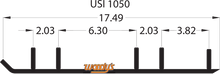 WOODY'S Executive Series™ Flat-Top® Runner - 8.0" - 60° - USI WSI-1050