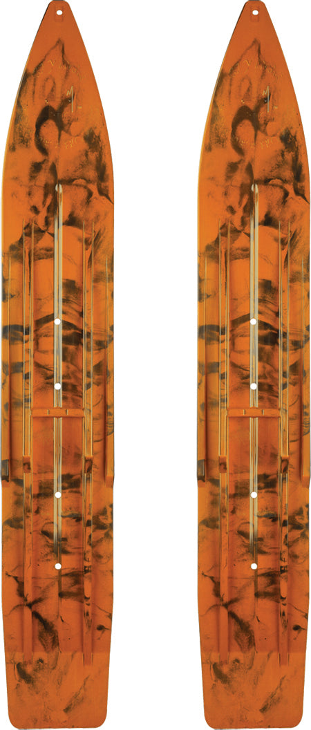 Pr/ Sly Dog Powderhound Ski 7" Red/Black Swirl
