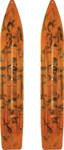 Pr/ Sly Dog Powderhound Ski 7" Red/Black Swirl