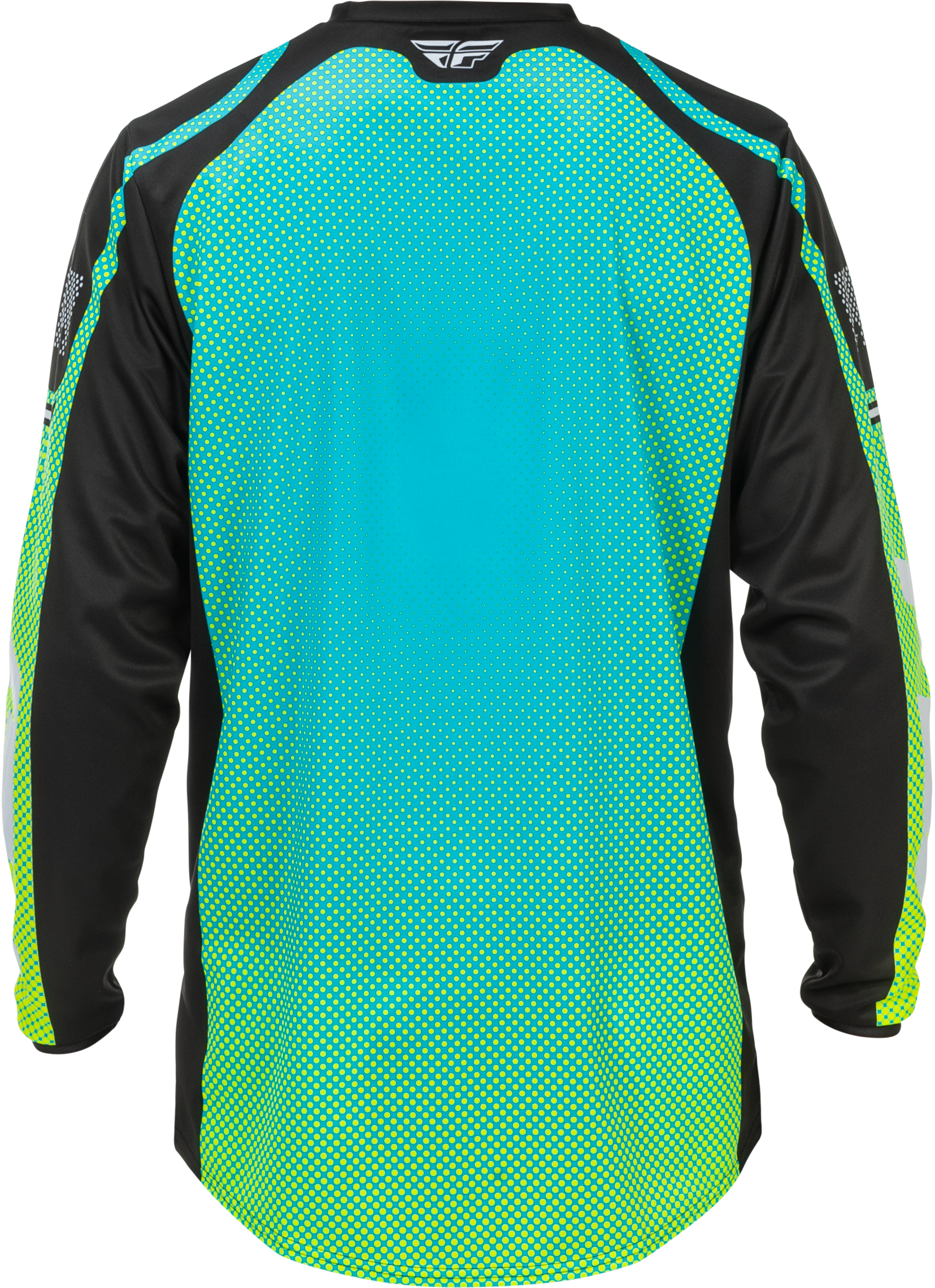 F 16 Jersey Aqua/Black/White Lg