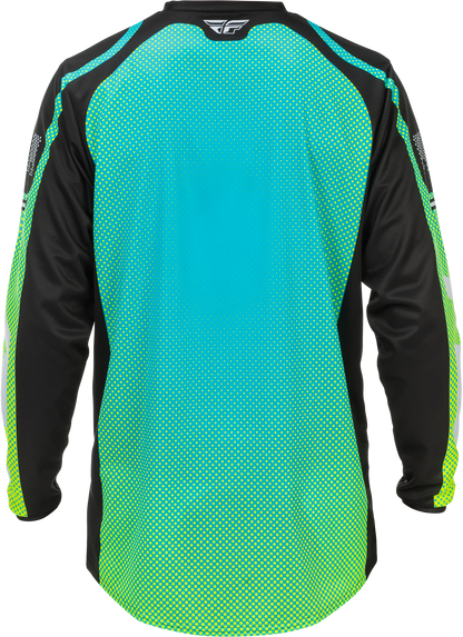 F 16 Jersey Aqua/Black/White Sm