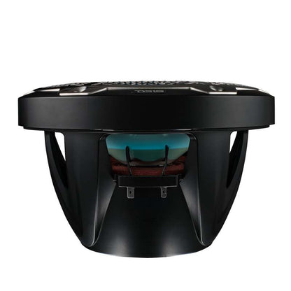 DS18 Subwoofer & Enclosure 10in 300 Watts RMS 4 ohm SVC Black w/ Covers
