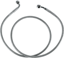 DRAG SPECIALTIES Brake Line - Front - Stainless Steel 640214