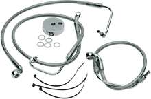 DRAG SPECIALTIES Brake Line - Front (Lower/Upper) - Stainless Steel 640410