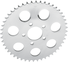DRAG SPECIALTIES Rear Sprocket - Dished - 49 Tooth - Chrome - Big Twin 16425P