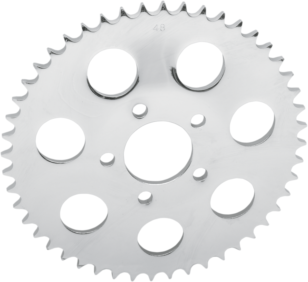 DRAG SPECIALTIES Rear Sprocket - Dished - 51 Tooth - Chrome - Big Twin 16426P