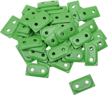 WOODY'S Support Plates - Double Digger® - Green - 48 Pack ADD2-3780-B
