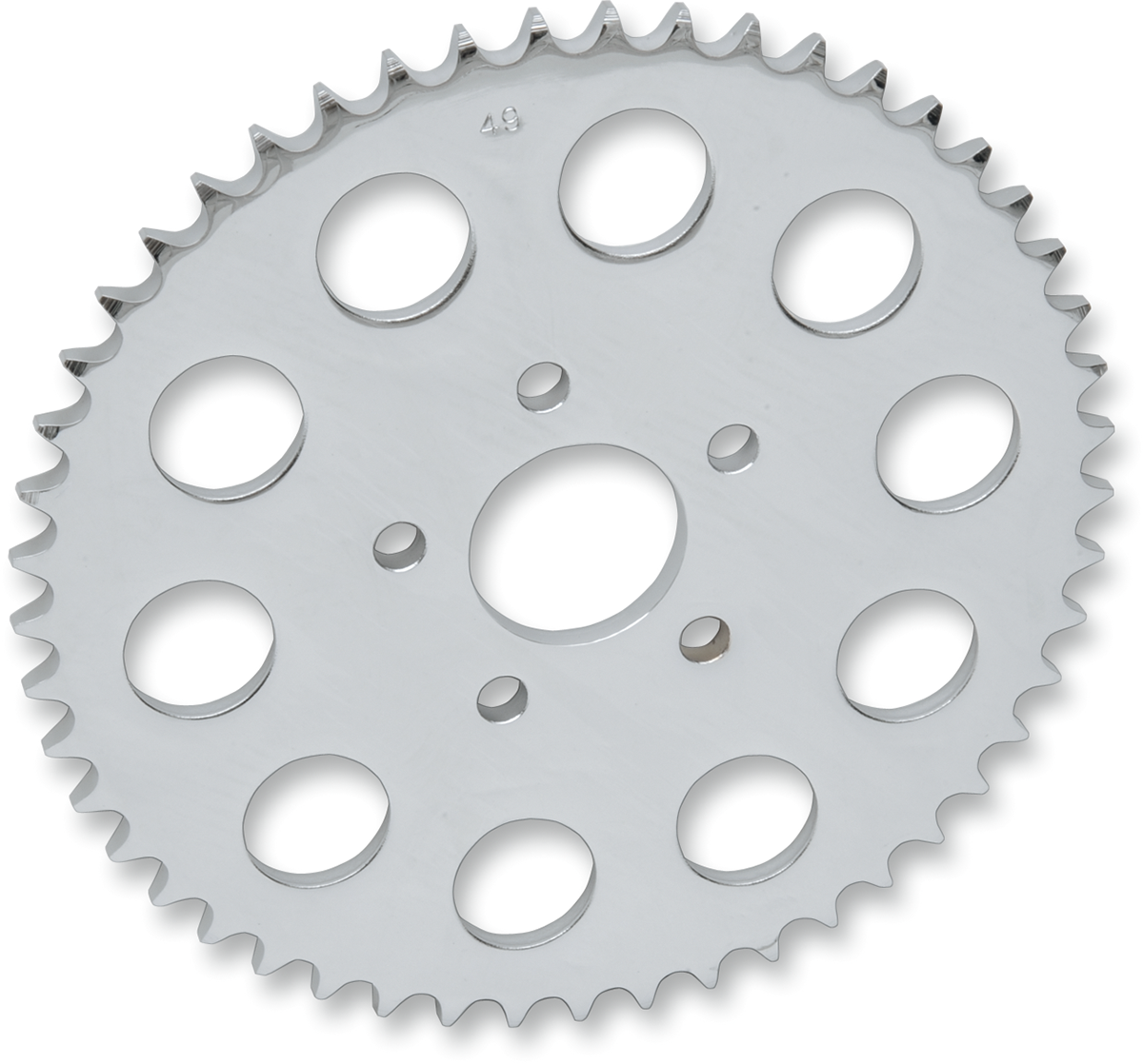 DRAG SPECIALTIES Rear Sprocket - Chrome - Flat - 46 Tooth 16427P