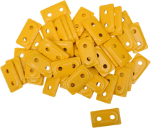 WOODY'S Support Plates - Double Digger® - Yellow - 48 Pack ADD2-3800-B