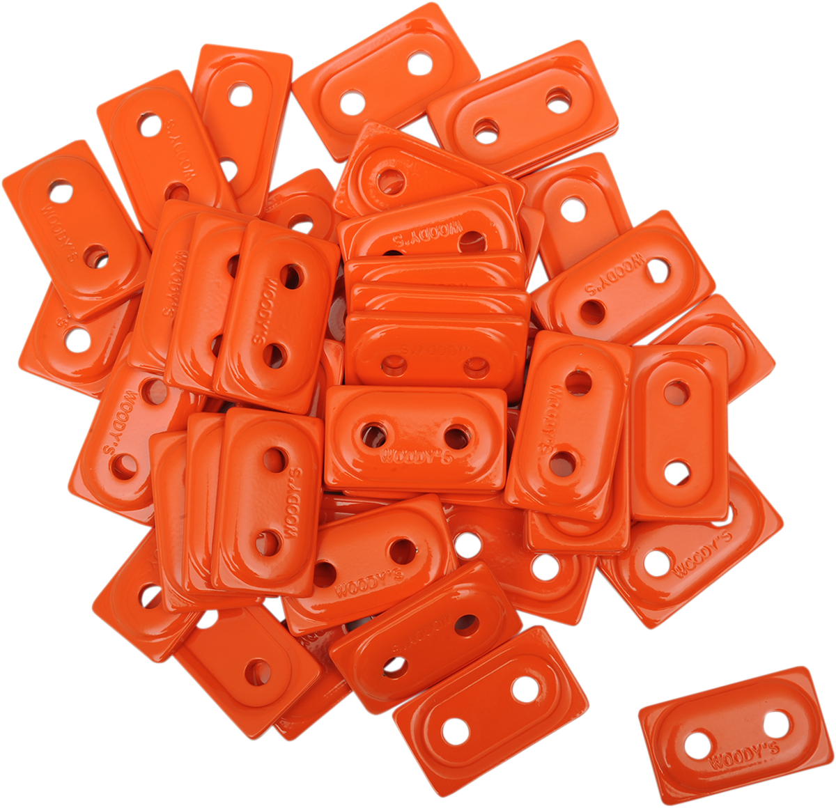 WOODY'S Support Plates - Double Digger® - Orange - 48 Pack ADD2-3805-B