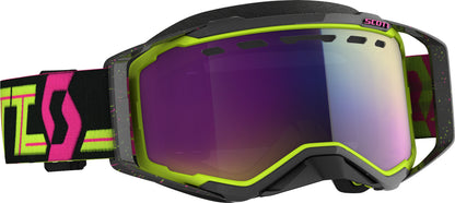 Prospect Snwcrs Goggle Blk/Ylw Enhancer Teal Chrome