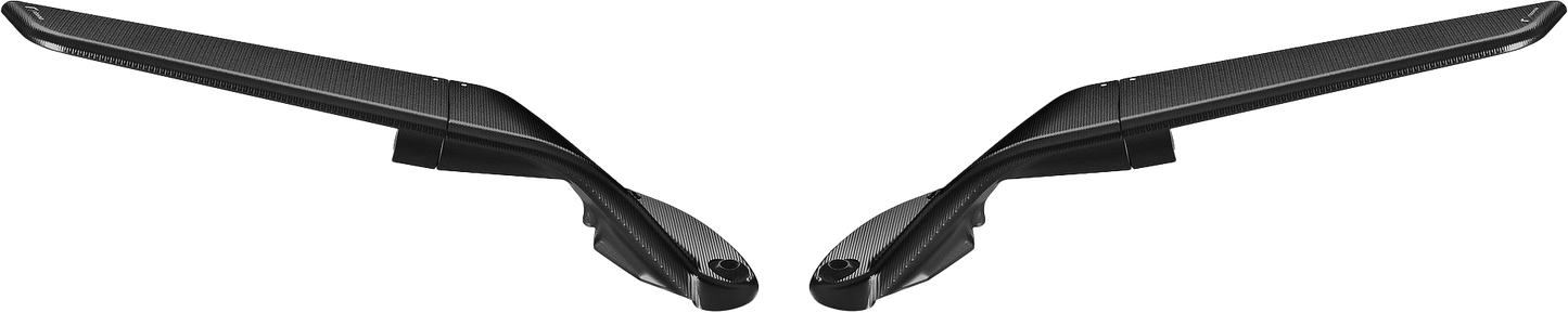 Stealth Sport Mirror Black Pair Kaw