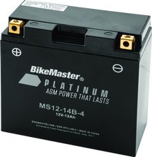 BikeMaster AGM Battery - MS12-14B-4