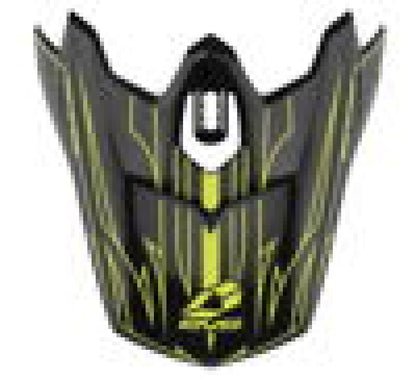 EVS T3 Pinner Visor - Black/ Hiviz Yellow
