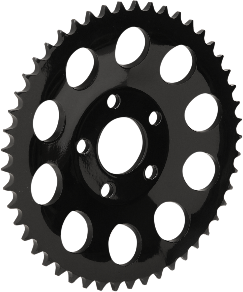 DRAG SPECIALTIES Rear Sprocket - Black - Dished - 49 Tooth 19432EB