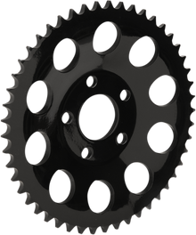 DRAG SPECIALTIES Rear Sprocket - Black - Dished - 49 Tooth 19432EB