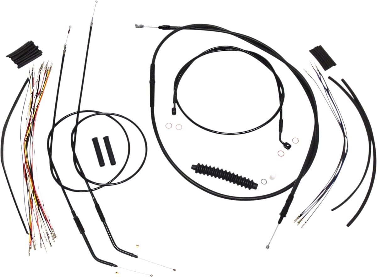 MAGNUM SHIELDING XR Handlebar Installation Kit - 10"-12" Ape Hangers - '07-'13 Sportster - Black 486652