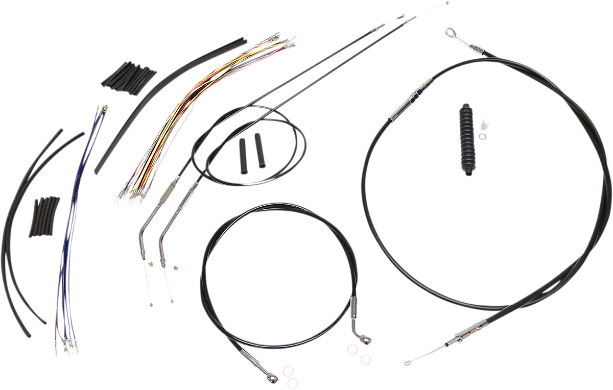 MAGNUM SHIELDING XR Handlebar Installation Kit - 10"-12" Ape Hangers - '07-'13 Sportster - Black/Chrome 489652