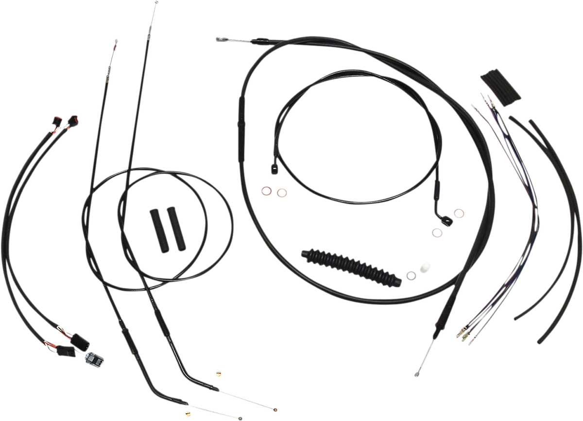 MAGNUM SHIELDING XR Handlebar Installation Kit - 14"-16" Ape Hangers - '14-'22 Sportster - Black 486663