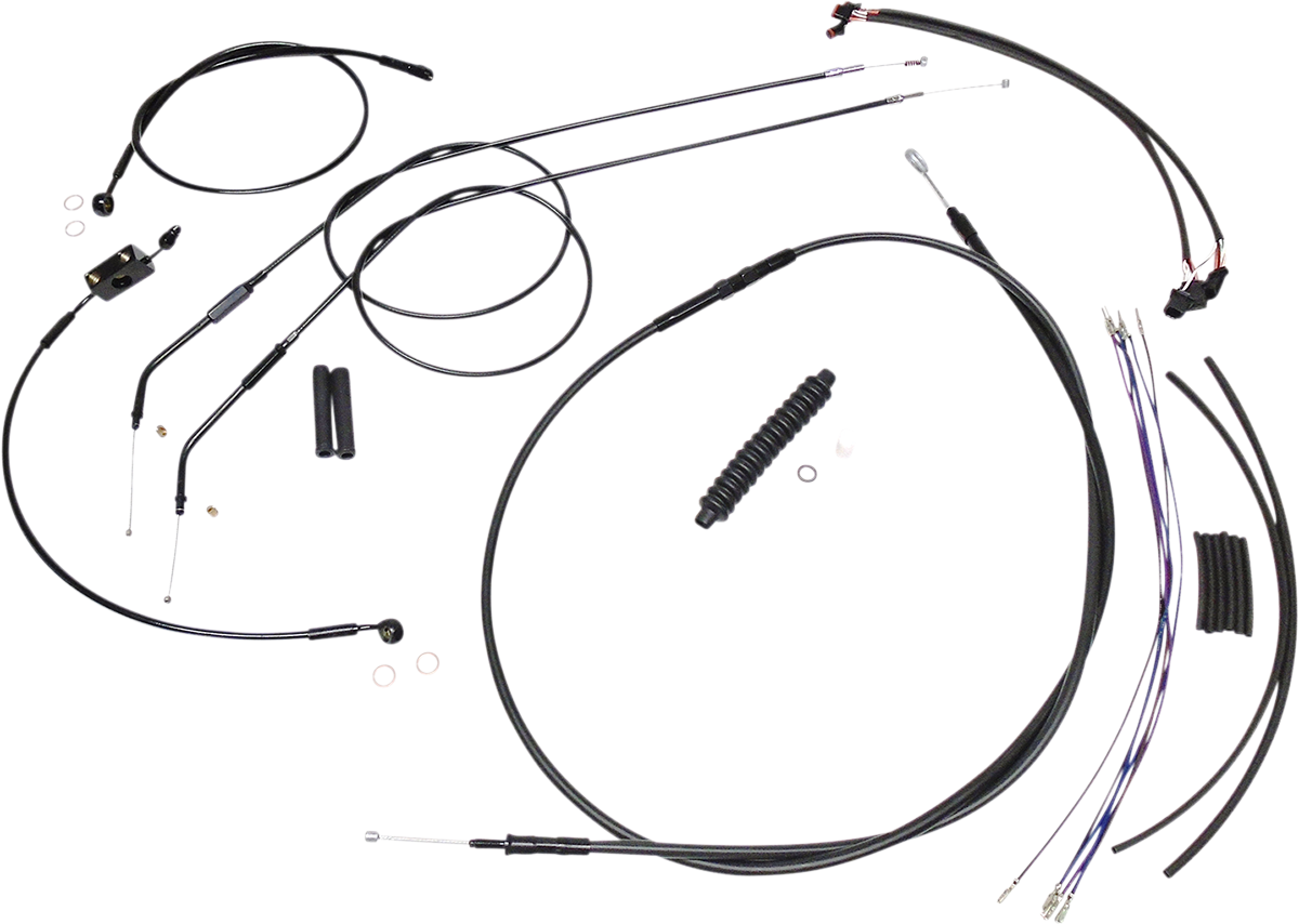 MAGNUM SHIELDING XR Handlebar Installation Kit - 14"-16" Ape Hangers - '14-'22 Sportster - Black 486673