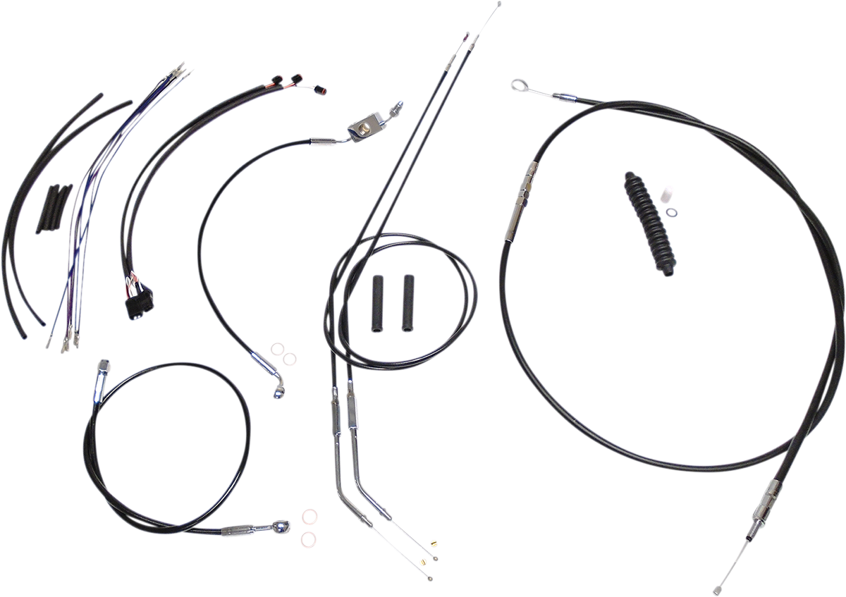 MAGNUM SHIELDING XR Handlebar Installation Kit - 14"-16" Ape Hangers - '14-'22 Sportster - Black/Chrome 489673