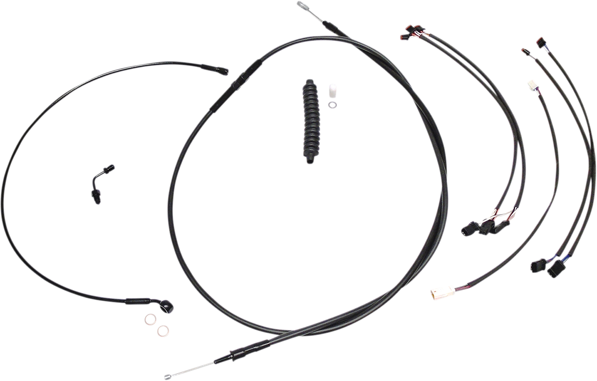 MAGNUM SHIELDING XR Handlebar Installation Kit - 15"-17" Ape Hangers - '18-'24 Softail - Black 486962