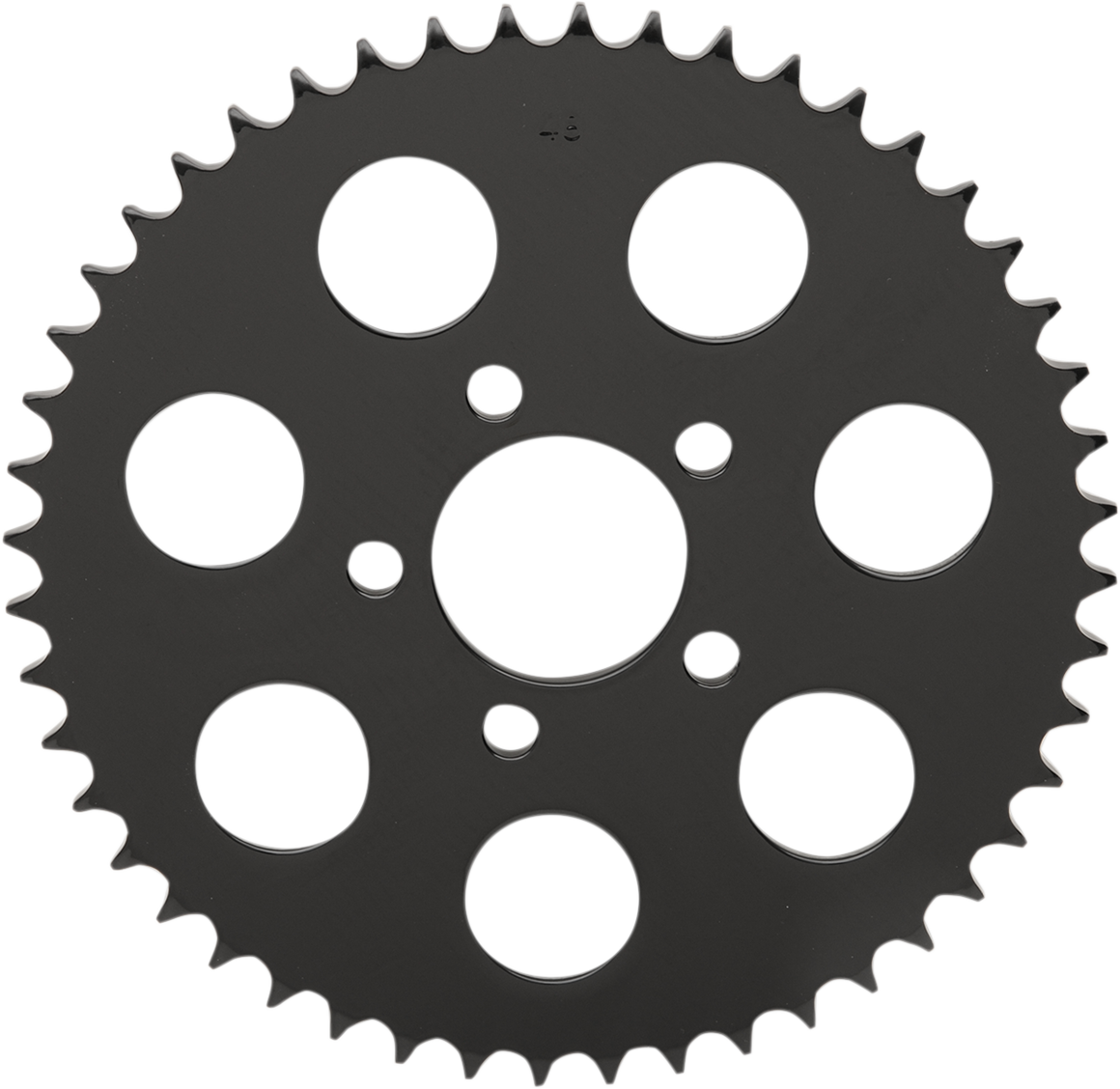 DRAG SPECIALTIES Rear Sprocket - Flat - 48 Tooth - Gloss Black - Big Twin 16421EB