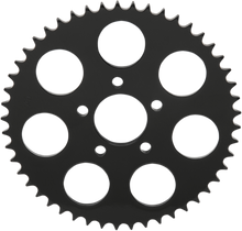 DRAG SPECIALTIES Rear Sprocket - Flat - 49 Tooth - Gloss Black - Big Twin 16422EB