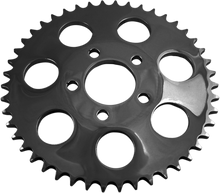 DRAG SPECIALTIES Rear Sprocket - Dished - 49 Tooth - Gloss Black - Big Twin 16425EB
