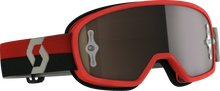 Youth Buzz Mx Pro Goggle Red/Grey W/Gold Chrome Works