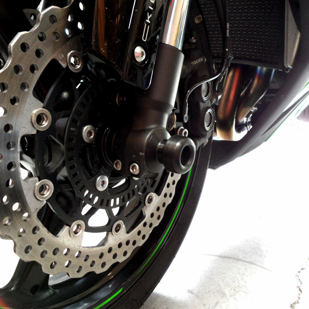 Front Axle Sliders Black