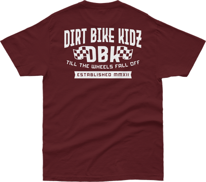 Till The End Tee Burgundy Lg