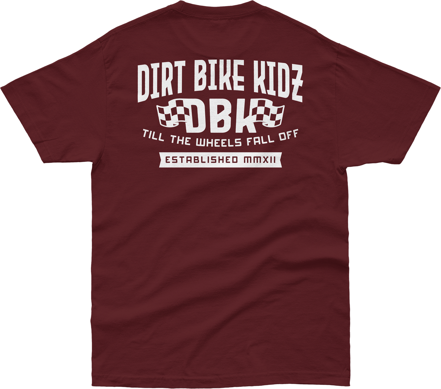 Till The End Tee Burgundy 2x