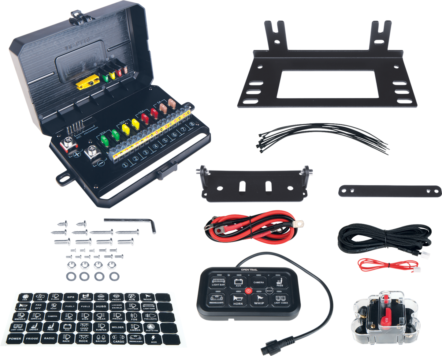 Multifunction Rgb Switch Panel 8 Gang