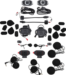 SENA SF4 Bluetooth Headset - 4-Way - Dual Speakers - Dual Pack SF4-02D-