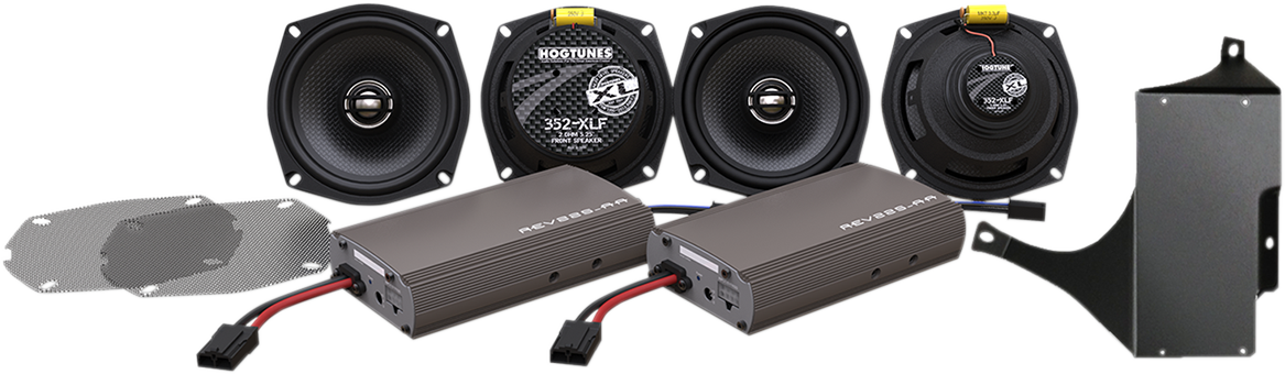 HOGTUNES Dual Amp/Speaker Kit - XL Series - '98-'13 FLHT/FLHX ULTRA KIT-XL