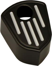 PRO-ONE PERF.MFG. Ignition Switch Cover - Ball Milled - Black 908319B