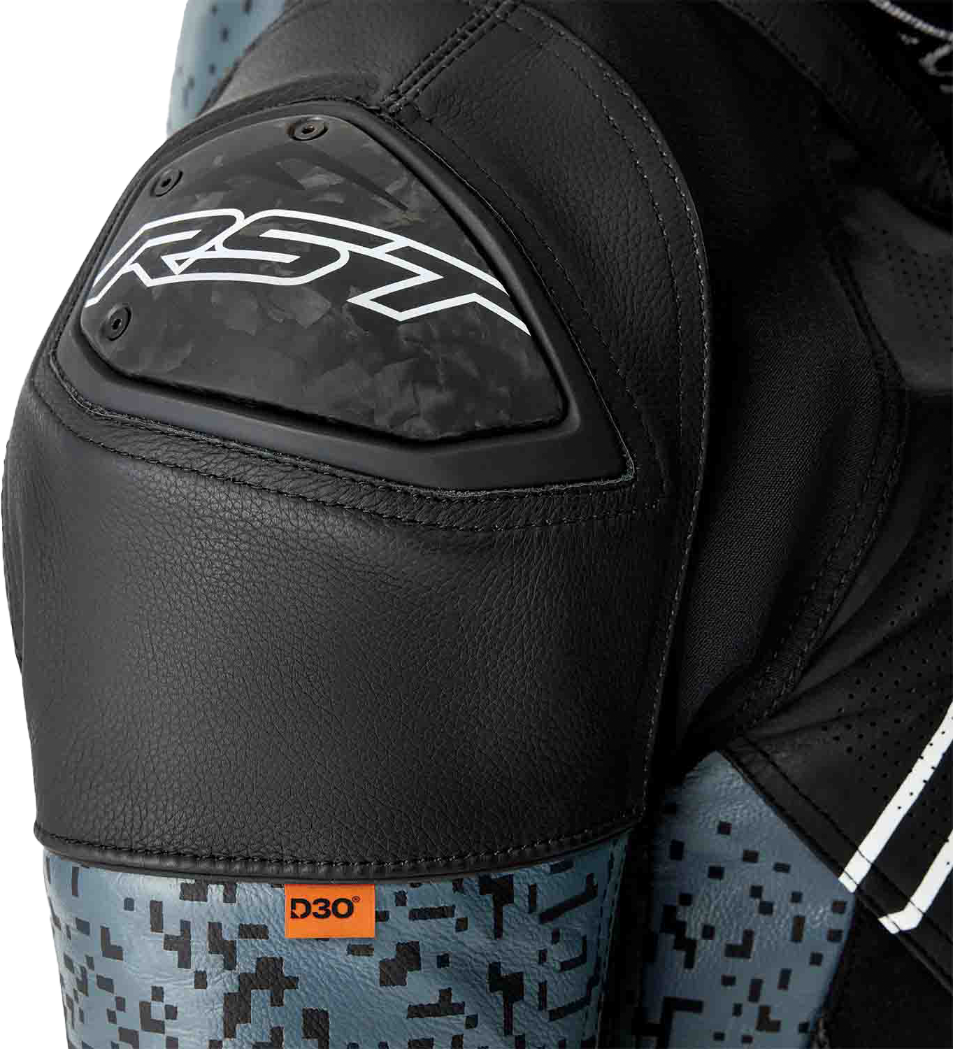 Ps Supersport K D3o Jacket Grey/Black Leather Lg