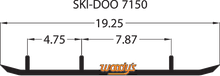 WOODY'S Wear Bar - Trail Blazer IV™ Flat-Top® - 6" - 60° - Ski-Doo TSD4-7150