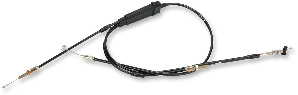 PARTS UNLIMITED Black Vinyl Throttle Cable - Arctic Cat 0687-037