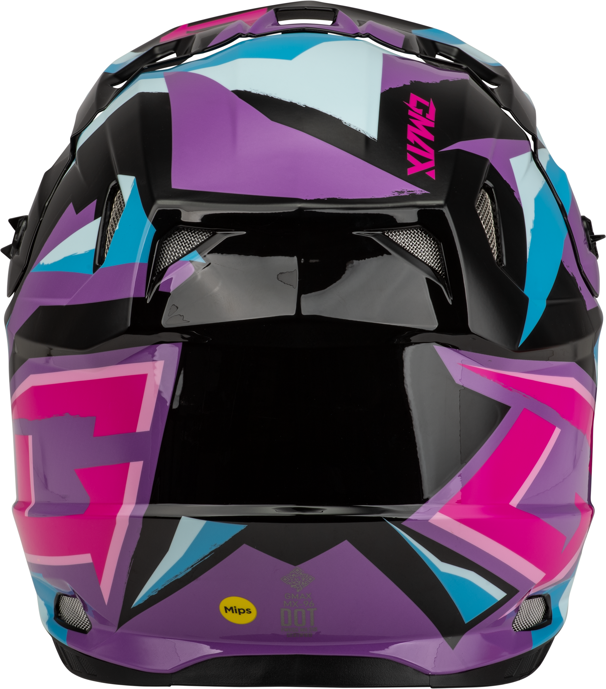 Mx 96 Splinter Helmet Black/Purple/Blue Sm