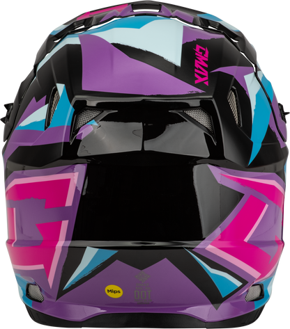 Mx 96 Splinter Helmet Black/Purple/Blue Sm