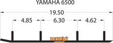 WOODY'S Executive Series™ Flat-Top® Runner - 8.0" - 60° - Yamaha WYV-6500