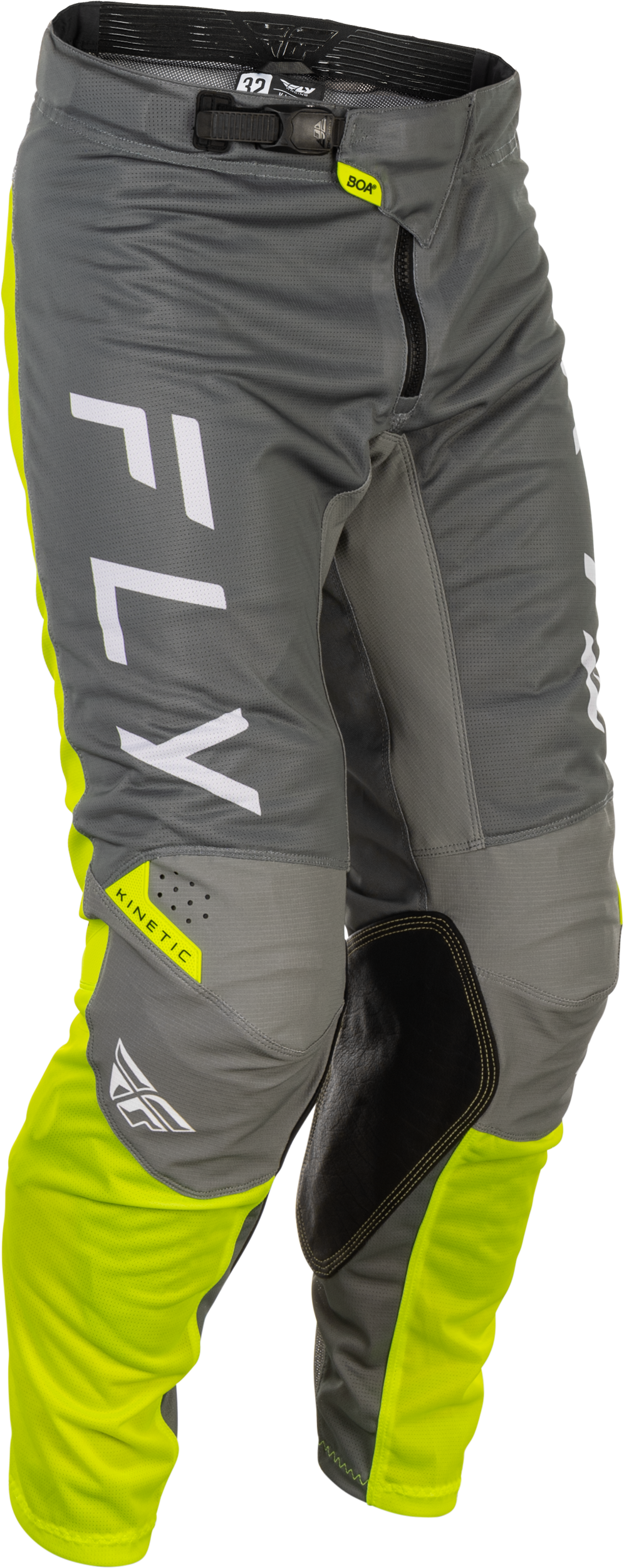 Kinetic Mesh Center Pants Grey/White/Hi Vis Sz 34